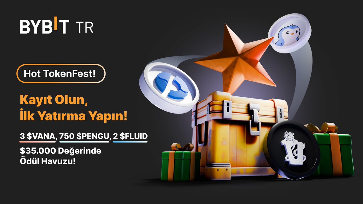 🔥 Hot TokenFest 🔥

🤑 35.000$ Değerinde Ödül Havuzu!

🪙 3 $VANA, 75 $PENGU, 2 $FLUID Sizi Bekliyor!

🤩 Harika Ödülleri Kazanmak için

✅ Bybit TR 'ye Kayıt Olun!
✅ Etkinliğe Katılın!
✅ İlk Yatırma Yapın!

✨Etkinliğe Katılın: announcements.bybit-tr.com/tr-TUR/article…