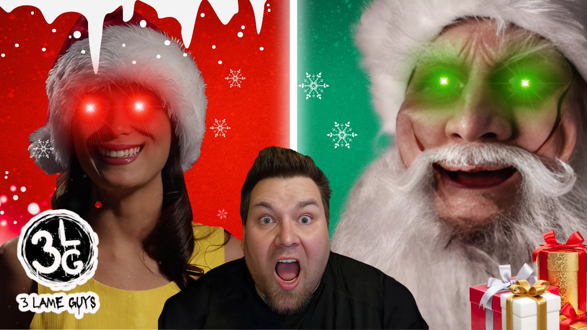 3LameGuys's tweet image. @Knighticus has a CREEPY CHRISTMAS DOUBLE FEATURE today!

"A Smiling Woman Christmas" and "Santa" are on the docket for today, will either of them be a worthy Christmas horror short? Only one way to find out, ya filthy animals!

🎅🎅Link below🎅🎅