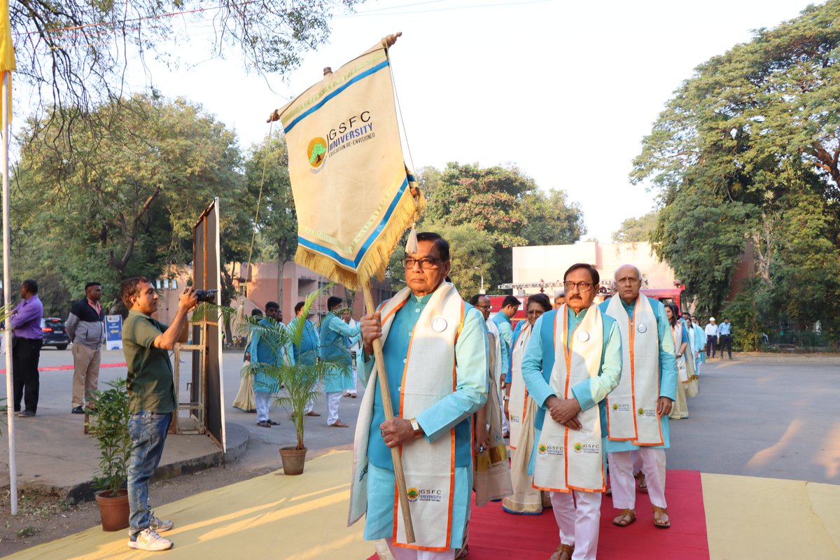 GSFCUniversity's tweet photo. We celebrated our 6th Convocation Ceremony on December 18, 2024, awarding degrees to 432 graduates from the Schools of Technology, School of Science and School of Management Studies & Liberal Arts. Impressively, 10 out of 12 Gold Medalists were female students.
#6thConvocation https://t.co/ASGo170d8w