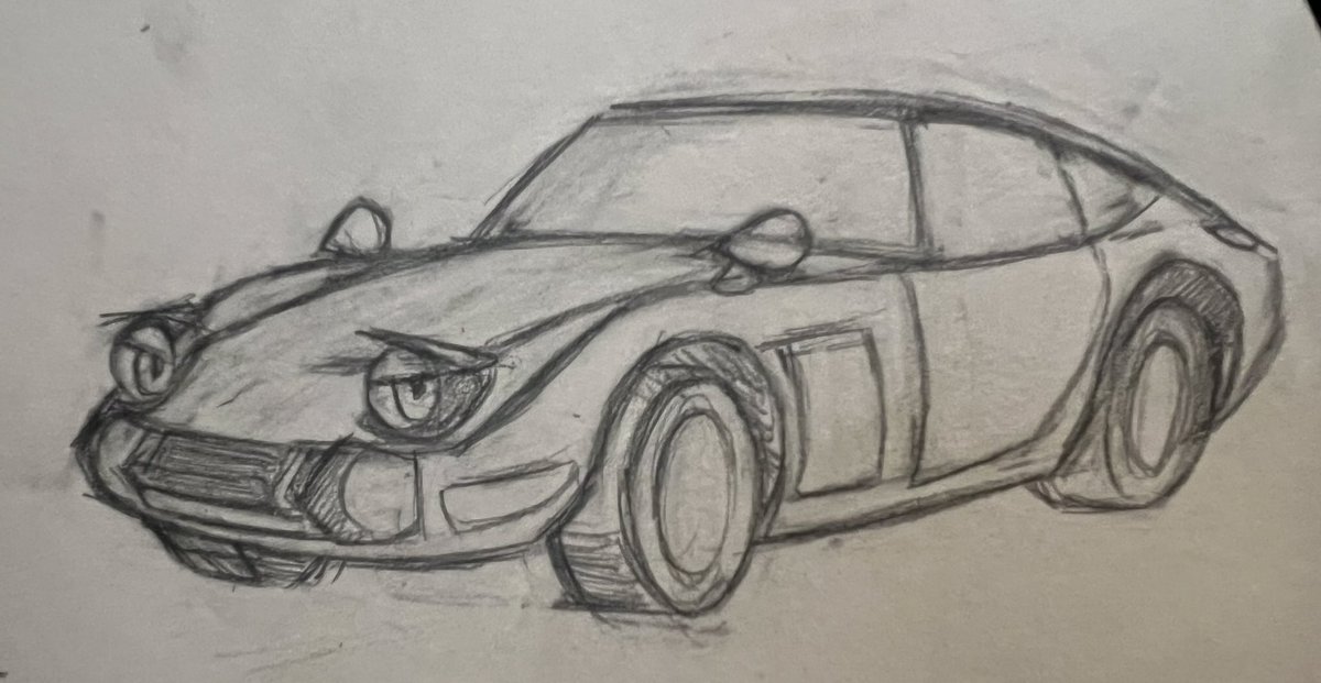 2ZRolla's tweet image. I asked two friends which cars I should try drawing...

7th gen Accord - ok easy enough
Toyota 2000GT - oh god oh fuck