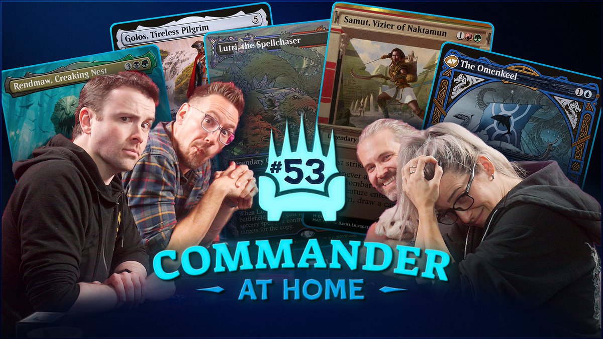So <a href="/bbrode/">Ben Brode</a> is BANNED! Or at least his entire deck is...

<a href="/DrLupo/">DrLupo</a> also joins us for another round of crazy Commander at Home shenanigans you want to miss...

Live NOW: youtu.be/HCsWNe8ABBI