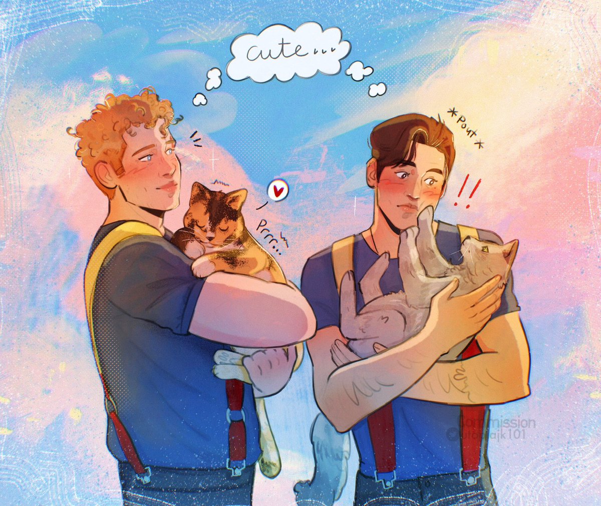 utopiaart_'s tweet photo. Cat love x #buddie 💙🐱🚒

Version 1 https://t.co/XV39JcHprc