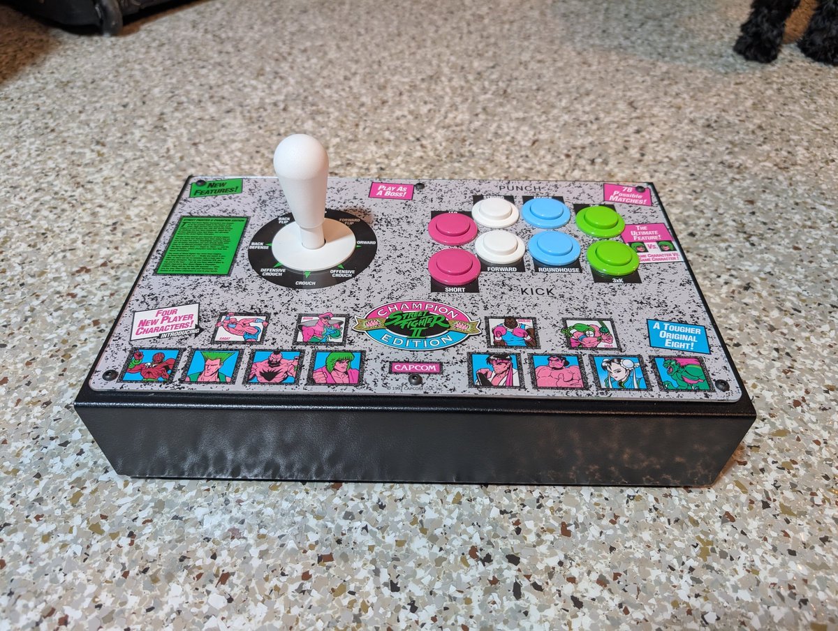 Fightstick Art アーケードファイトスティック tweet media