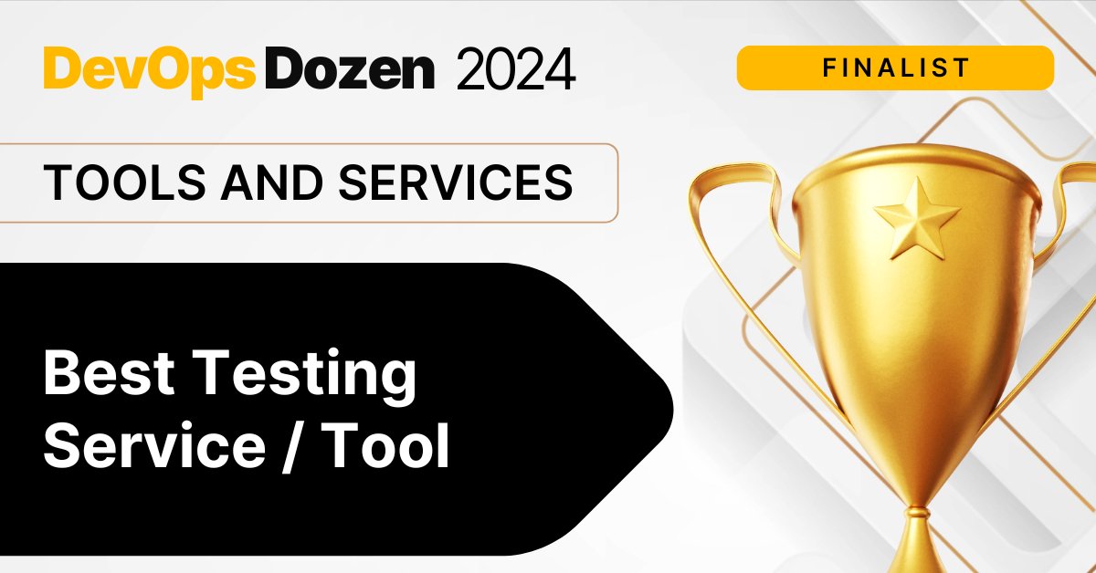 Applitools's tweet photo. We are honored to be a finalist in the #DevOpsDozen Awards! There is still time to vote for Applitools for Best Testing Solution of 2024! Voting ends December 31  

Cast your vote 👇 
https://t.co/fTuoFXvSJU https://t.co/enE6XdIk9y
