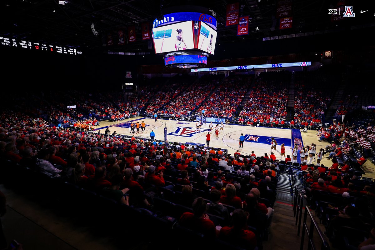 Triple Crown Sports (@triplecrownspts) on Twitter photo Big #NIVC championship vibes from <a href="/ArizonaVBall/">Arizona Volleyball</a> last night.β¨π
In front of a crowd of 2,676 fans, Arizona posted its 11th consecutive victory to wrap up the season with a five-set thriller to claim the 2024 #NIVC championship against <a href="/BGSUVolleyball/">BGSU Volleyball</a>.
#womensnivc #champions Big #NIVC championship vibes from <a href="/ArizonaVBall/">Arizona Volleyball</a> last night.β¨π
In front of a crowd of 2,676 fans, Arizona posted its 11th consecutive victory to wrap up the season with a five-set thriller to claim the 2024 #NIVC championship against <a href="/BGSUVolleyball/">BGSU Volleyball</a>.
#womensnivc #champions