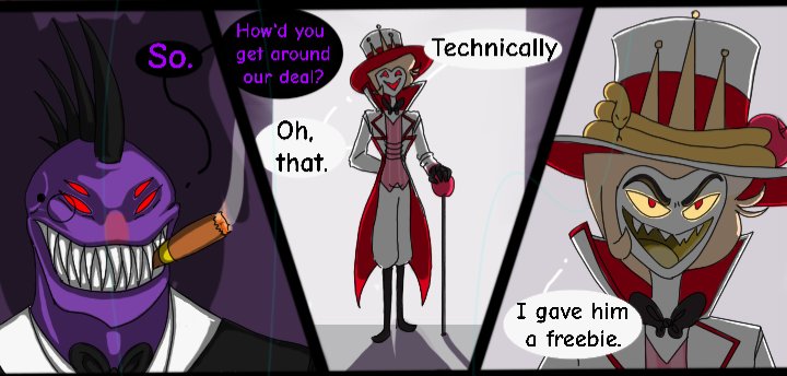 JLW2386's tweet photo. For the World, pg 57/?

A #hazbinhotel #radioapple #fancomic

Whew, sorry for the delay everyone, thank you for waiting!

 I've been job hunting and it's hard to focus. Slap the holidays on top of that and perfect storm. 

#HazbinHotelLucifer https://t.co/qf5s97Gm3t