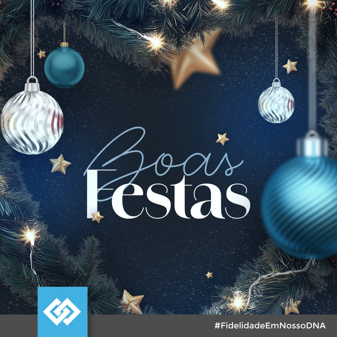 FidelityMkt_'s tweet photo. 🎄 Mais um ano chegando ao fim, e é tempo de celebrar!
Neste período de festas, queremos agradecer a todos que fizeram parte das nossas conquistas e desejar momentos de alegria, união e renovação. Que esta temporada traga inspiração para um novo ciclo repleto de realizações! https://t.co/x266oNL2Pu