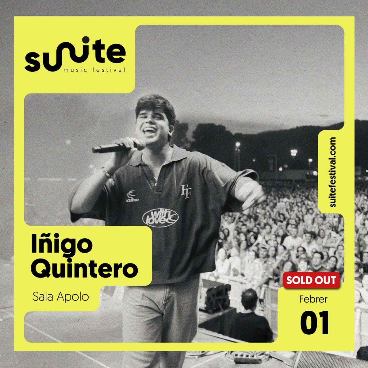 Entrades exhaurides per Iñigo Quitero! 💥

Us esperem el proper 1 de febrer per gaudir d’una nit increïble a la Sala Apolo de Barcelona.