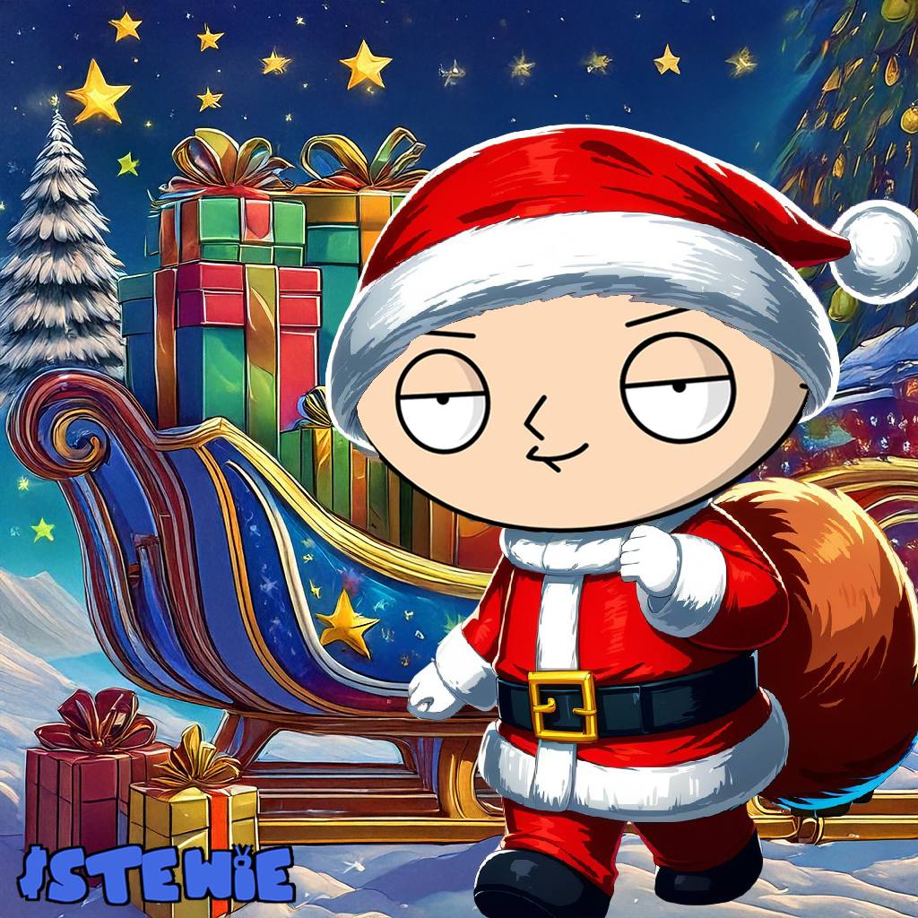 stewie_onsol's tweet photo. Santa Stewie’s here, and I’m emptying my sack… of profits, you filthy degenerates. 🎅💰 Naughty or nice, $STEWIE is stuffing your stockings this Christmas. Don’t miss the sleigh ride. 🚀
#STEWIE #Solana #Crypto #MemeToken #SOL #BTC #Altcoin https://t.co/0731pDCU4F