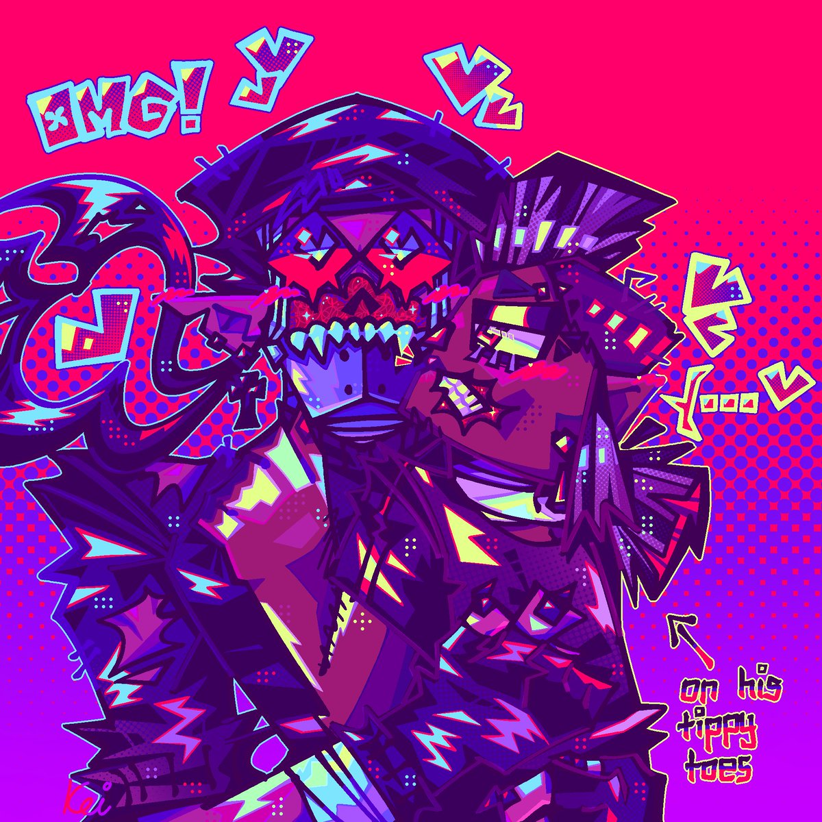 xer0_dre4mz's tweet photo. i decided i wanted to post a bit of art b4 i leave so here’s sum epic colorful 2bhank art :333

#madnesscombat #madnesscombatfanart #2bhank https://t.co/oSTfVtRV1Z