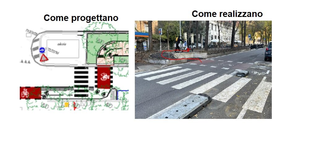 #Ciclabile_XX43 termini-sapienza. Scandaloso il passaggio da ed per square centrale di viale dell'Università. Una presa in giro inqualificabile nei confronti dei #ciclomobilisti. <a href="/eugenio_patane/">Eugenio Patanè</a> e <a href="/gualtierieurope/">Roberto Gualtieri</a> ma perché non c'è rispetto per i cittadini?
