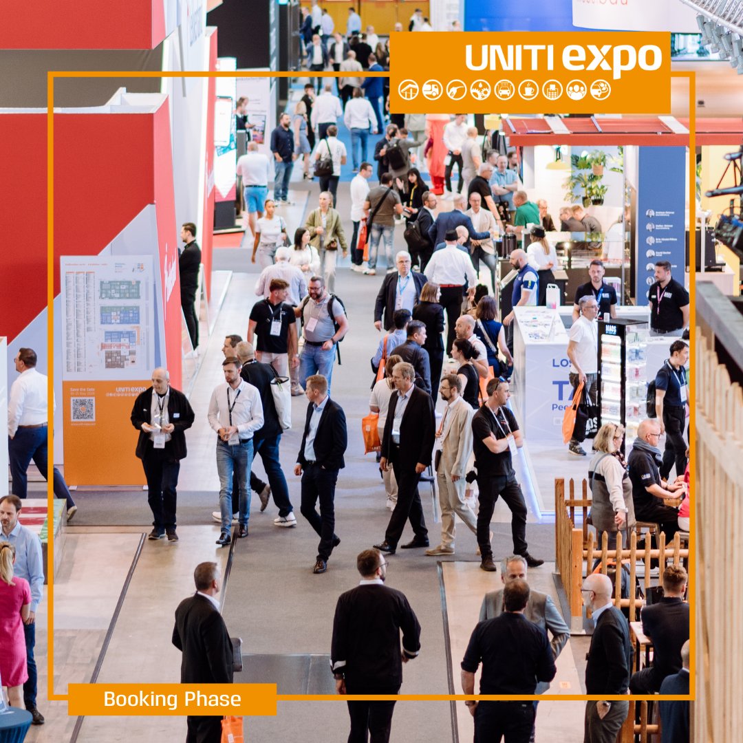 #Announcement📨
After a record-breaking edition, bookings for UNITI expo 2026 are already underway!

Read the full release: shorturl.at/VsONu

UNITI expo returns on 19–21 May 2026! Secure your spot as we embark on the trade fair’s next exciting chapter!