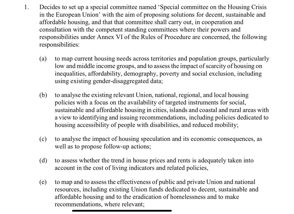 Rasmus Andresen 🇪🇺🏳️🌈🇺🇦 (@rasmusandresen) on Twitter photo Europe is facing an enormous housing crisis. It’s good to see the parliament voting in favor of a special committee on the Housing Crisis. <a href="/GreensEFA/">Greens/EFA in the EU Parliament 🌍</a> will fight for affordable housing for all europeans. We need to end speculation and invest much more in affordable housing. Europe is facing an enormous housing crisis. It’s good to see the parliament voting in favor of a special committee on the Housing Crisis. <a href="/GreensEFA/">Greens/EFA in the EU Parliament 🌍</a> will fight for affordable housing for all europeans. We need to end speculation and invest much more in affordable housing.
