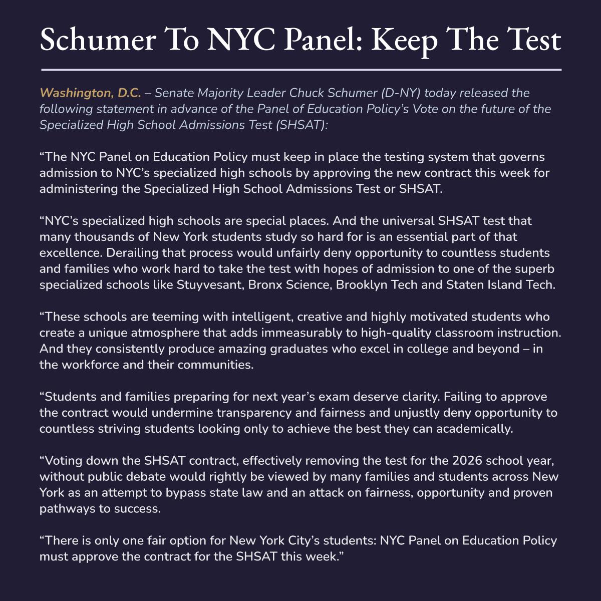 Chuck Schumer tweet media