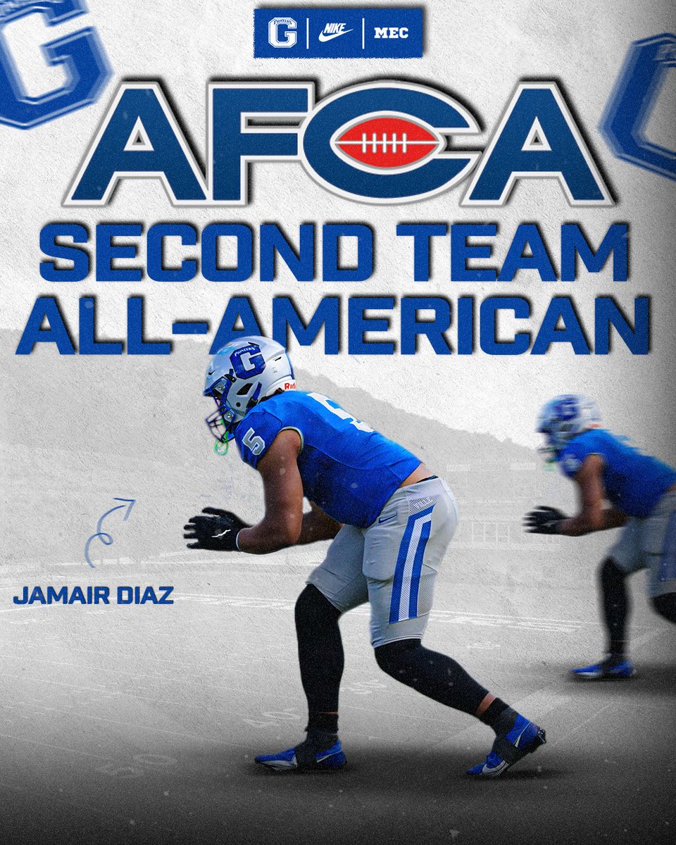 𝐀𝐋𝐋-𝐀𝐌𝐄𝐑𝐈𝐂𝐀𝐍!

Jamair Diaz is an <a href="/WeAreAFCA/">AFCA</a> Second Team All-American!

🗞️ bit.ly/41F8GlK

#GoPioneers