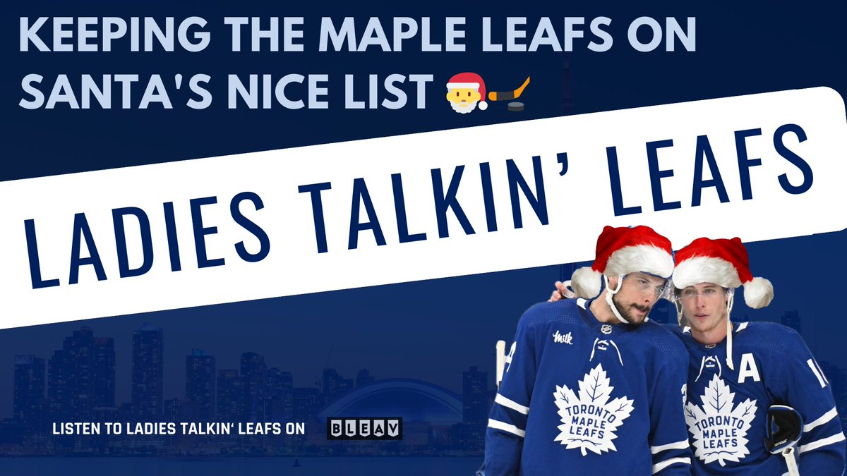 LTL1917's tweet photo. #LTLPodcast🎙️NEW EPISODE🎙️
Christmas is a week away & we wonder what Santa thinks of the #Leafs 🎅🧑🎄
The Ladies show their festive Leafs spirit & we have a Leafs #Christmas wish from 1991!
Subscribe & Listen on @BleavNetwork or your fave podcast app!
👇
https://t.co/9bg0ZMPHQo https://t.co/QYrQMKSqdx