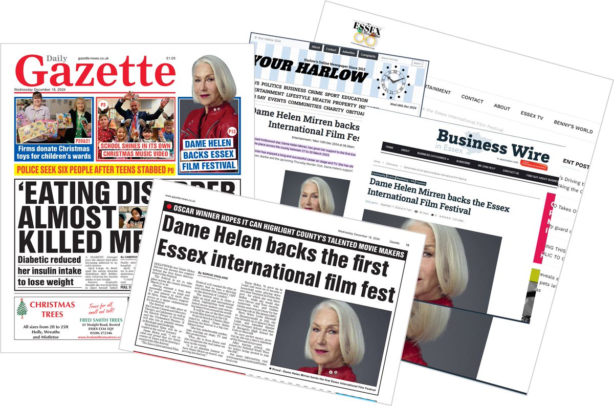 The Essex Film Office is proud to support the first ever ESSEX INTERNATIONAL FILM FESTIVAL.  #film entries are in &amp; shortlisting is underway!  Amazing work by #BigWavePR &amp; the #CultureEssex team for supporting &amp; making the #ECC #Arts &amp; #Cultural Funded project come to life.