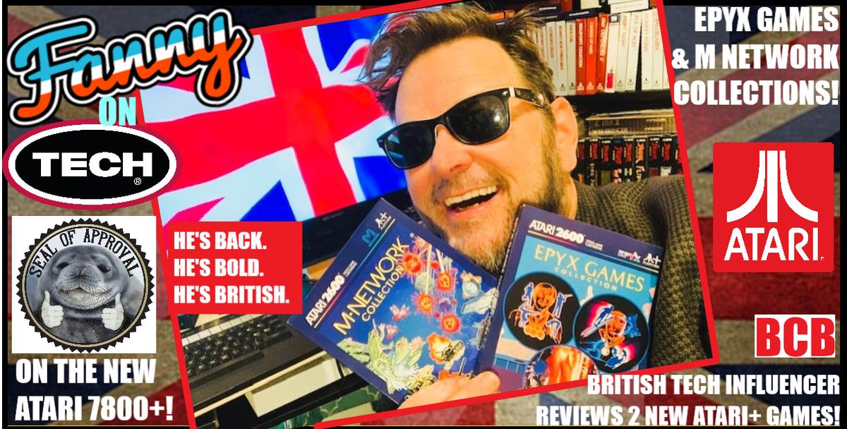 ballistikcoffee's tweet photo. NOW on #BCB! Its another takeover! This time, it's #FannyOnTech, former #UK #childactor &amp; now a #tech enthusiast &amp; host! He fills in 2 unbox the NEW #Atari #MNetwork #Games &amp; #EPYX Games Collections! This incl. a ton of content! 10a MST! Its a hoot! Click: https://t.co/J1F2hGQptC https://t.co/yjzKGQEZvK