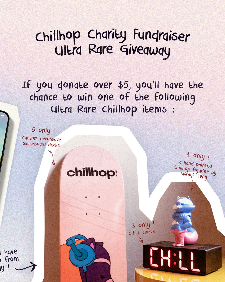 Chillhopdotcom's tweet photo. For our 2024 Holiday Fundraiser, we're helping to raise funds for Project HOPE, a charity that provides medical aid, mental health support, and care to people in need 🐾 

Support a great cause and win special participation rewards &amp; prizes 🫶

💌 https://t.co/4o8InMLCGB https://t.co/aulmqShWIz