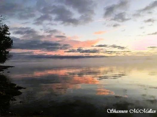 Enjoying the magic of a Manitoulin Island dawn on Lake Kagawong. #manitoulinmagic #sunrise #travel