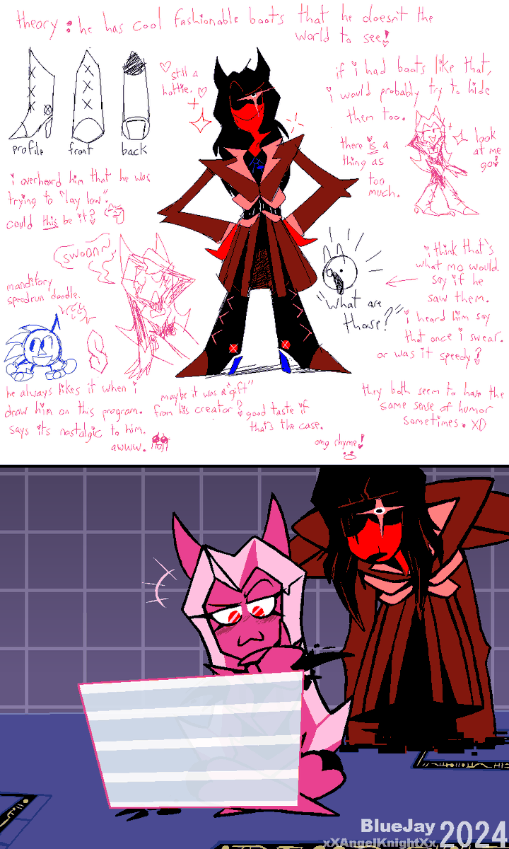 JSB_BlueJay's tweet image. A Girl Can Dream
Decided to hop on this recent trend of giving Fatal Error flashy boots but with a bit of a twist. :))
pretty much everybody - @AnarackWStudios
#fatalerrorsweep #fatalverse