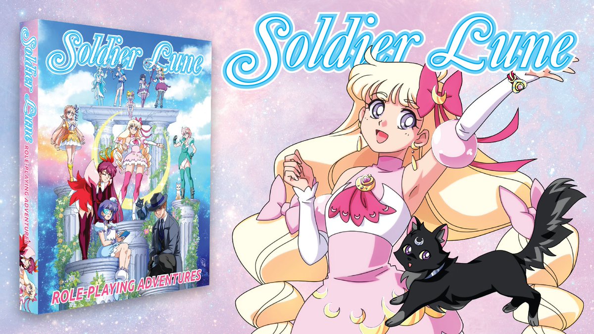 Miss the Soldier Lune RPG Adventures anime magical girl Kickstarter boxed set? We have opened a late backer option where you can pre-order today at: soldier-lune-rpg.backerkit.com/hosted_preorde…

#RPG #BESM #anime #manga #roleplaying #dnd #SailorMoon