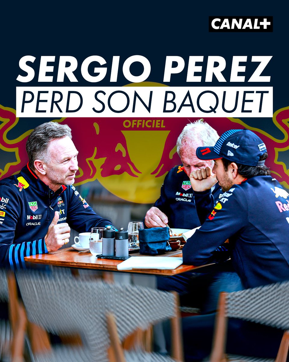 🚨 SERGIO PEREZ PERD SON SIÈGE EN F1 ! 😱
 
Après une saison galère conclue à la 8e place du championnat, 285 points derrière Verstappen, le Mexicain vient de perdre son baquet Red Bull !
 
Il avait pourtant un contrat pour 2025, mais un accord a été trouvé avec l’équipe pour son