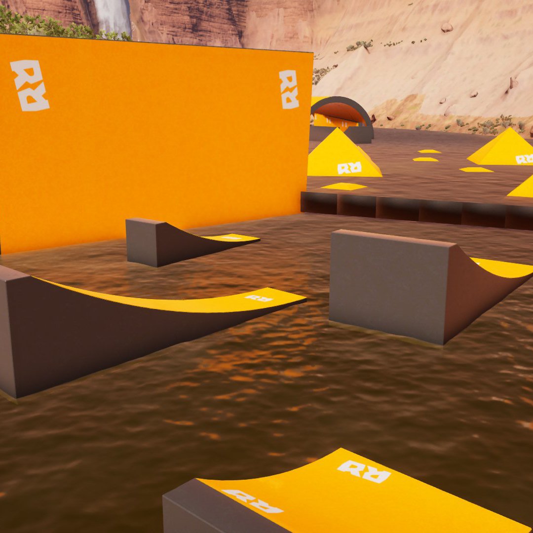 RidersRepublic's tweet photo. Your playground, your rules! 🛠️ – Get ready to create the ultimate event with the new Event Creator coming to Riders Republic in Year 4 👷 . You will now also be able to add objects, set to arrive with Season 14 this March, taking customization to the next level! https://t.co/r63x96ImlB