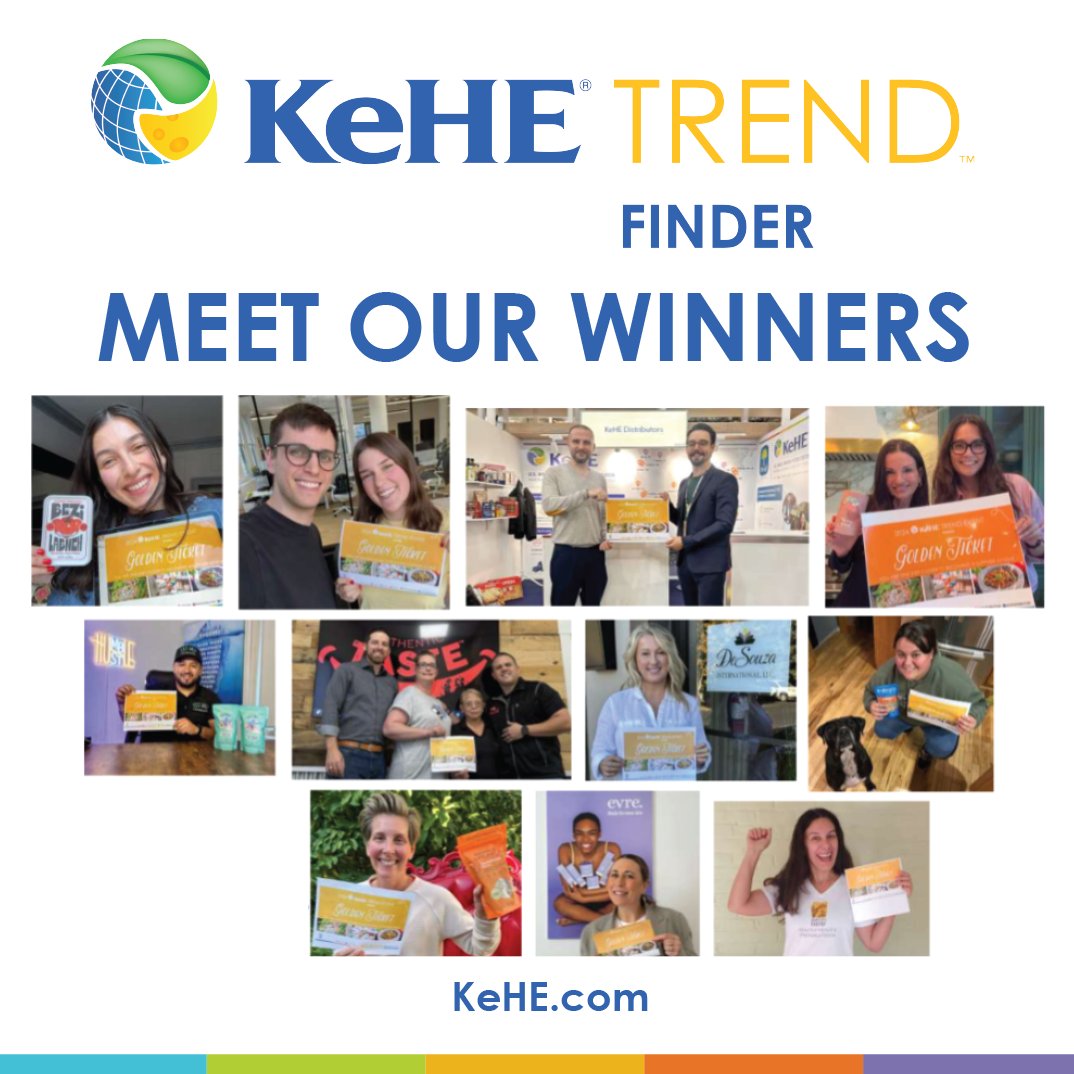 KeHEUS's tweet photo. Applications are now open for February KeHE Trend Finder event! 🎉 Don't miss your chance to showcase your brand and join our innovative assortment. Apply by Sunday, January 26: https://t.co/VLiB46mJnV
#KeHE #GoldenTicket #KeHETrendFinder https://t.co/3F0JVDL0na