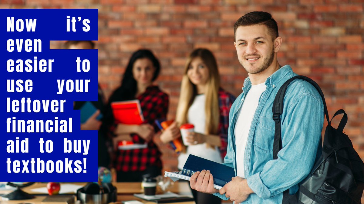 pimatweets's tweet photo. We've made it easier for students to use financial aid to purchase textbooks! Now, eligible #PimaCommunityCollege financial aid recipients are automatically enrolled in the optional Early Book Purchase Program. Questions: https://t.co/izAySPtl8m
@PimaFYE @PimaStudentLife https://t.co/wSAEPHdIJC