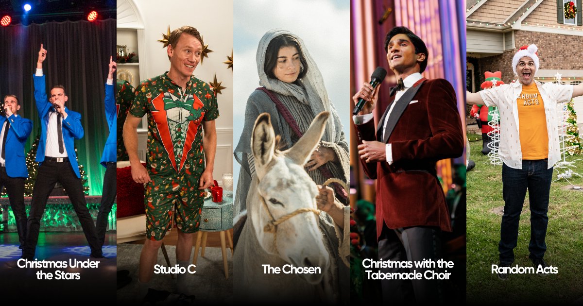 Category is: Christmas! 🎄🎅🎁𑁍༘🎉 Check out all of our Christmas content on #BYUtv!