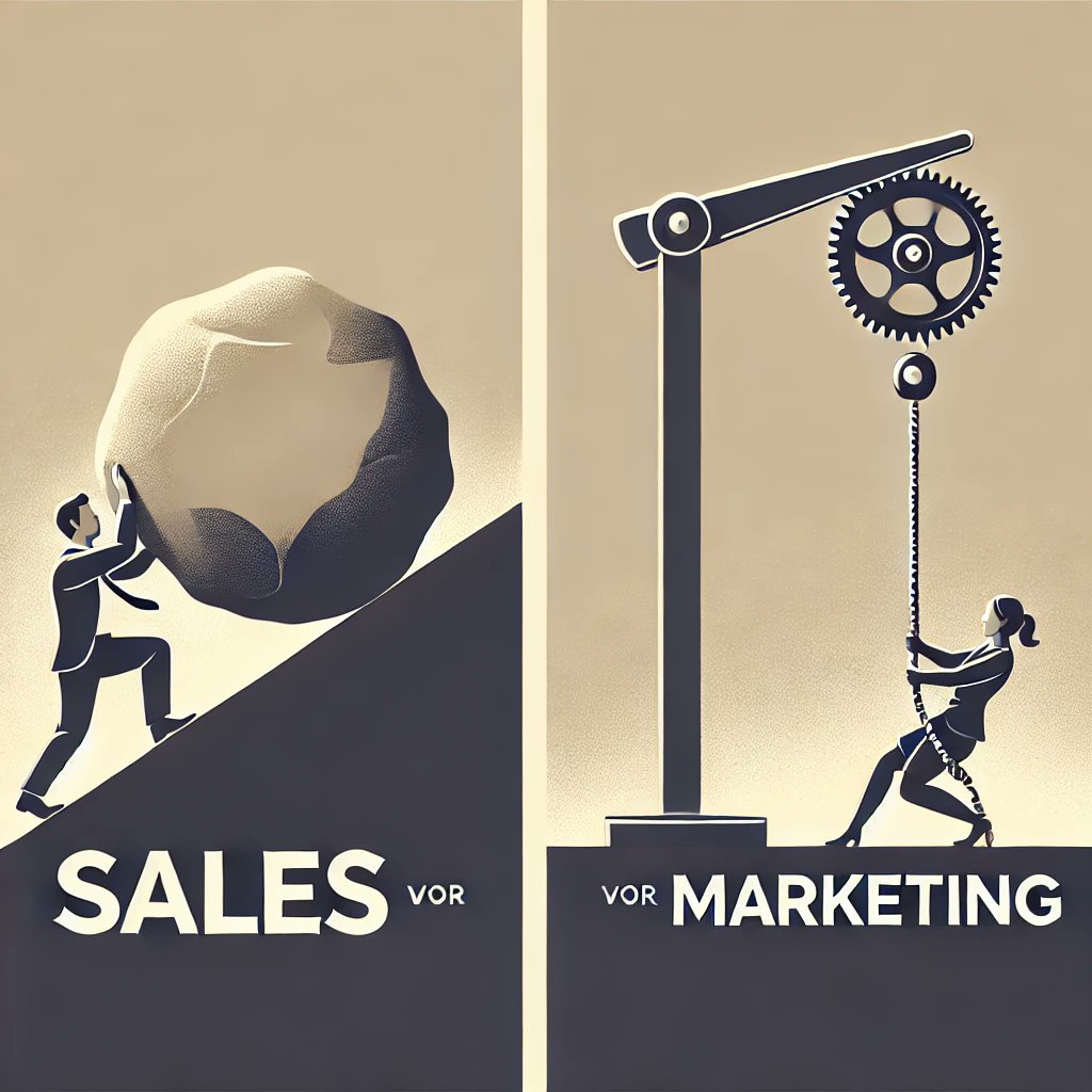 Startups really make you wear all the hats 🎩.  And you really have no choice but to get along and push forward for the sake of the business.

On my recent trip, I noticed something interesting about the difference between sales and marketing personalities.

Sales feels like a