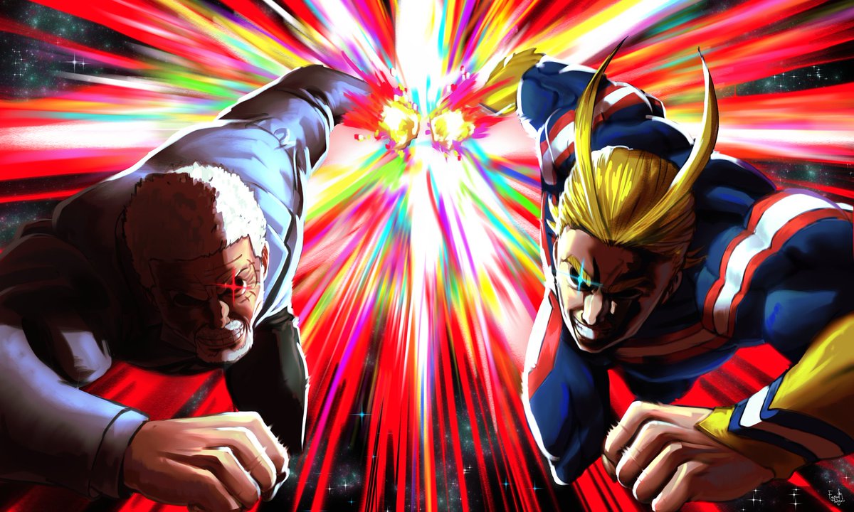 🔥Monkey D Garp and All Might 🔥
Please don't make it flop and support a small artist
Like and repost  pleasee;P