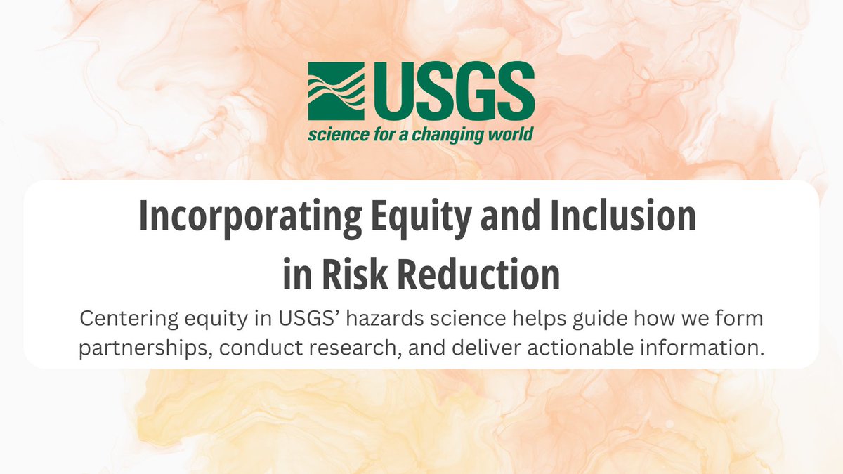 SE CASC Caribbean Coordinator, Legna Torres, is an author on a new <a href="/USGS/">USGS</a> report on incorporating #EquityAndInclusion in Risk Reduction, which includes a #storymap of case studies! 

➡️Learn more: loom.ly/yT9QTW8