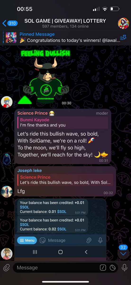 SOLGAMEco's tweet photo. $SOLG referral program in action💰 

Join Our Partnership Program and Claim Your Rewards!

Invite participants to our giveaway and collect 0.01 $SOL for each successful referral
If your invitee wins, you'll also receive 10% of their prize as a bonus!
EVERY TIME THEY WIN, YOU WILL RECEIVE A BONUS

In the MENU section, you can see the available commands

Don't miss this chance to benefit while sharing the excitement. Start inviting and enjoying the rewards today! 
Details in the telegram channel: https://t.co/RSHJoTYppy