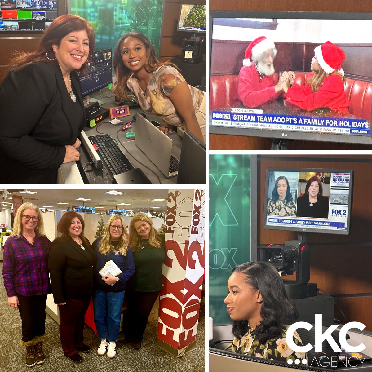 Huge #CKCAgency thanks to <a href="/FOX2News/">FOX 2 Detroit</a> and the Fox LOCAL Stream Team for yesterday’s “Stream-A-Thon” to spread the word about Volunteers of America Michigan’s Adopt A Family Program for the holidays! #PR #publicity #realresults #partnerships