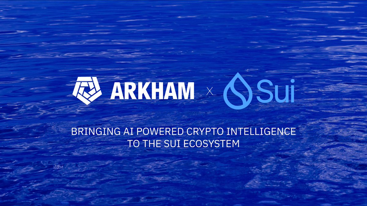 🧠@arkham is bringing AI-powered crypto intelligence to Sui!