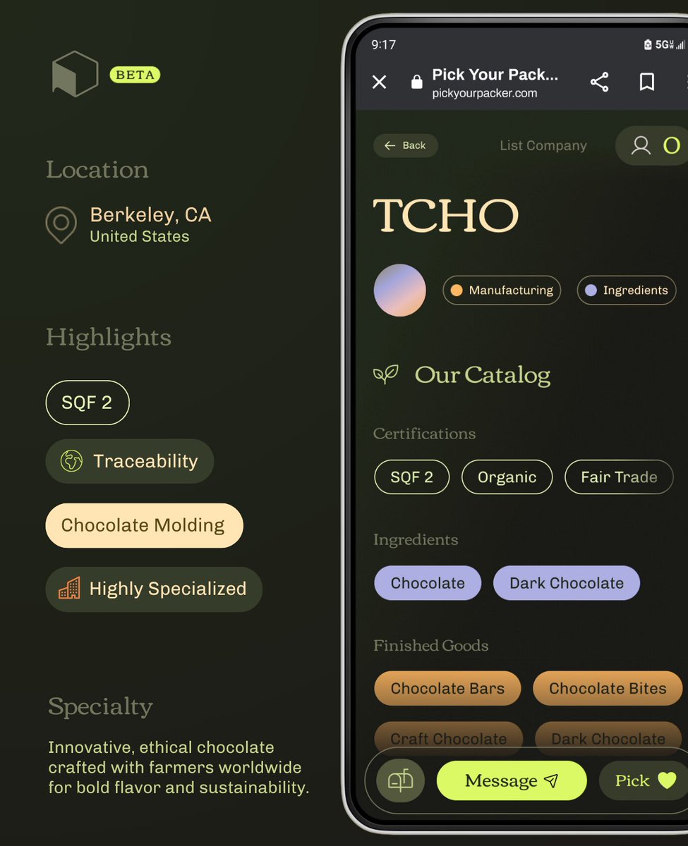 FoodForestAi's tweet photo. Meet @TCHOchocolate 🍫 Based in Berkeley, CA!

🔑 Capabilities: Enrobing, Molding, Panning, Tempering
📜 Certified: B Corp, Fair Trade, Kosher, Non-GMO, Organic
🍫 Products: Bars, Bites, Plant-Based Chocolate

#chocolate #foodandbeverage #foodandbeverageservice https://t.co/2dCVjrn91L