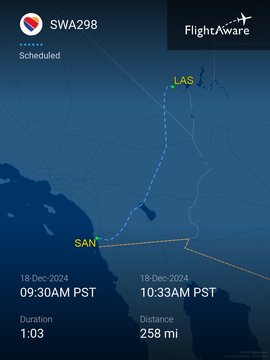 bemitched's tweet image. flightaware.com/live/flight/SW…