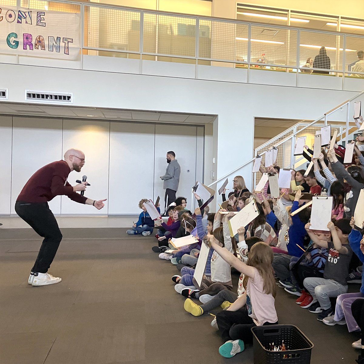 Umami school visits all wrapped up for 2024! 🐧🎒 Many, many thanks to the schools who made me feel so welcome, and the bookstores who made it all possible: <a href="/covertocover_oh/">Cover to Cover—Updates Only</a> <a href="/AndersonsBkshp/">Anderson's Bookshops</a> <a href="/BookedEvanston/">Booked</a> and The Book Stall.
More visits coming up in the new year!