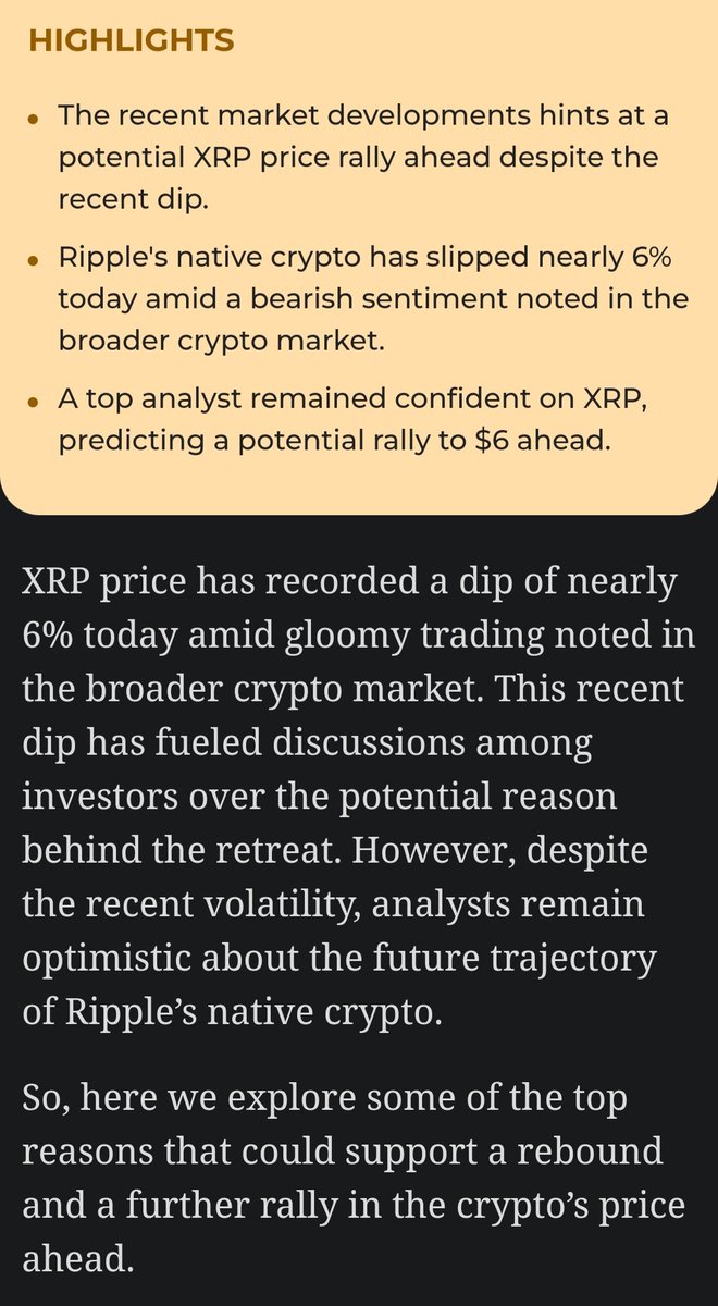 mrnguyen007's tweet photo. 🚨 🚨 🚨 🚨:

Here's Why XRP Price Can Rally To $6 Despite Recent Dip. 🪙 💰 

#XRP #RLUSD #XRPETF 💎 💎 💎 💎 💎 💎 💎 💎 💎 💎 https://t.co/NSyJwSOsiI