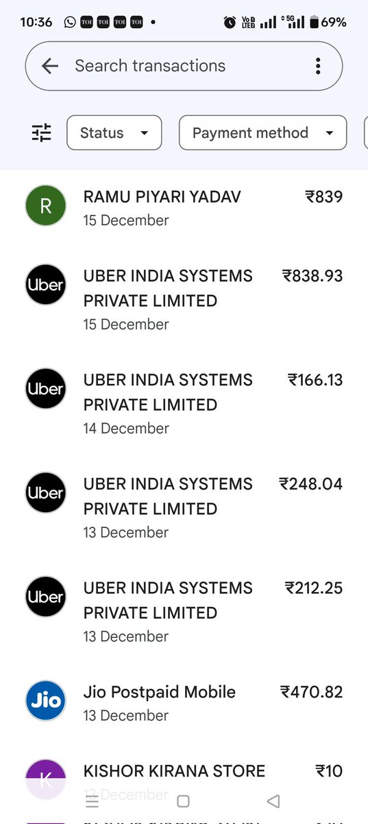 sayhi2sid's tweet photo. @UberIN_Support @Uber_India . On 15thDec availed Uber with payment method as GPay. When I tried to pay, the payment failed &amp; the driver suggested to pay him on his Google id (which I promptly did). After a day, I found that the app has deducted the amount as well. Please refund https://t.co/W0UCUAvOga
