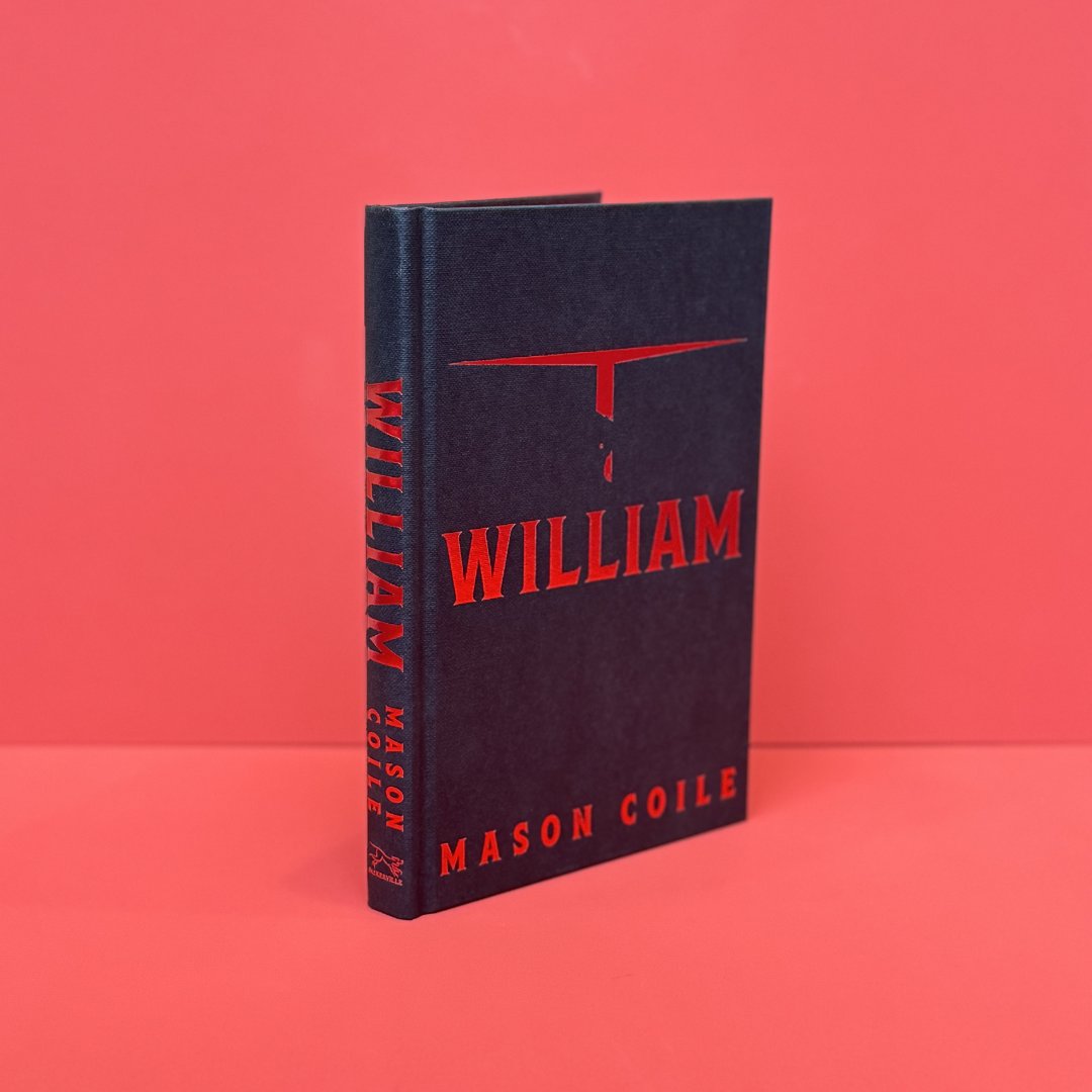 Baskerville (@baskervillejmp) on Twitter photo Horror fans, we have the book for you! 🤖🩸
This signed special edition of WILLIAM by Mason Coile is available now from <a href="/GoldsboroBooks/">Goldsboro Books</a>, and includes a sprayed edge and hidden foiling under the dust jacket.
Order here: goldsborobooks.com/products/willi… Horror fans, we have the book for you! 🤖🩸
This signed special edition of WILLIAM by Mason Coile is available now from <a href="/GoldsboroBooks/">Goldsboro Books</a>, and includes a sprayed edge and hidden foiling under the dust jacket.
Order here: goldsborobooks.com/products/willi…
