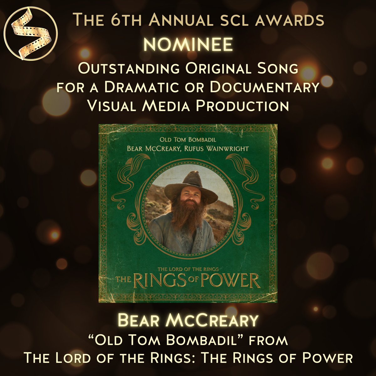 I’m thrilled to be nominated for 2 SCL Awards, for my score for #TheLordOfTheRings <a href="/TheRingsofPower/">The Lord of the Rings</a> and for the song “Old Tom Bombadil.”

Thank you to all my friends and colleagues in <a href="/The_SCL/">The Society of Composers & Lyricists</a>, especially my fellow nominees. I’m honored to see my name alongside all of yours!
❤️🐻