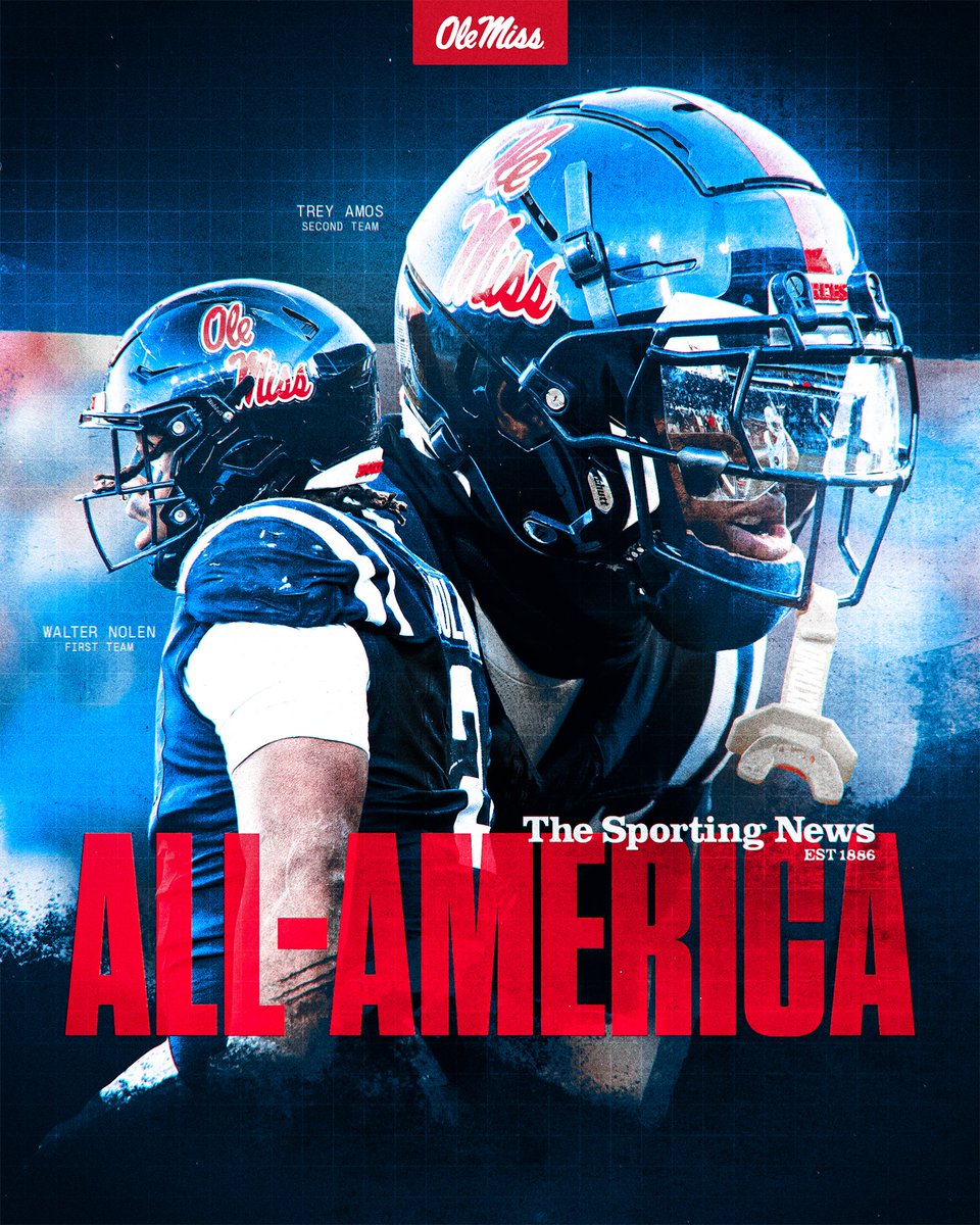 All-America Honors keep rolling in! 

#HottyToddy