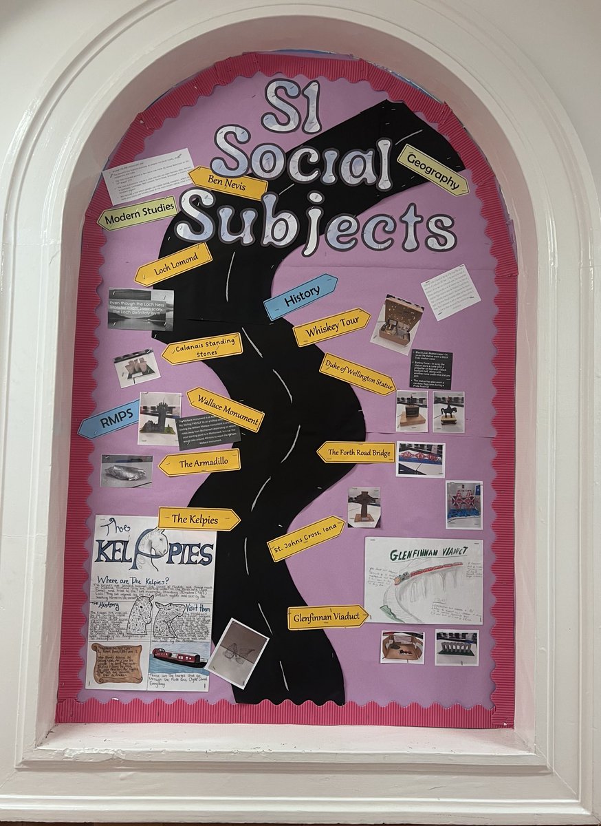 Miss MacPhail (@missmacpmods) on Twitter photo Created a wee display showcasing some of my amazing S1 projects on tourist attractions in Scotland! Super pleased with how it’s turned out and I now can’t stop creating displays in the department 😂💜 <a href="/DLSocialSubs/">Dalziel Social Subjects & RMPS</a> <a href="/DalzielHigh/">Dalziel High School</a> Created a wee display showcasing some of my amazing S1 projects on tourist attractions in Scotland! Super pleased with how it’s turned out and I now can’t stop creating displays in the department 😂💜 <a href="/DLSocialSubs/">Dalziel Social Subjects & RMPS</a> <a href="/DalzielHigh/">Dalziel High School</a>