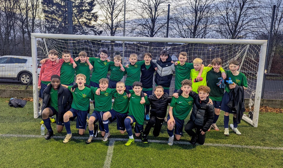 Well done to our S.1 boys team who won a dramatic <a href="/sschoolsfa/">Scottish Schools' Football Association</a> 3rd round tie against a very good <a href="/LHS_HWB/">Larbert High School HWB</a> team. Goals from Dylan, Hugo (2) and Martin sees us through to the last 16 in the New Year.  Well done boys and enjoy your holidays! ⚽️🏆