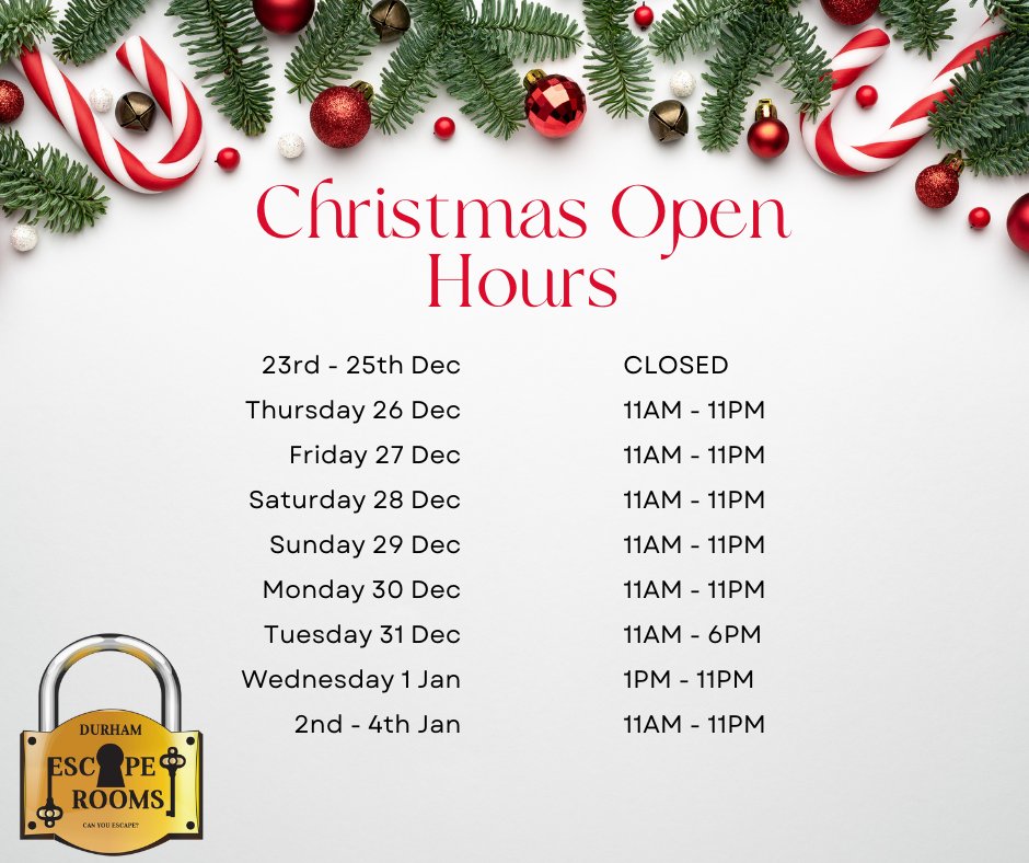 Durham Escape Rooms tweet media