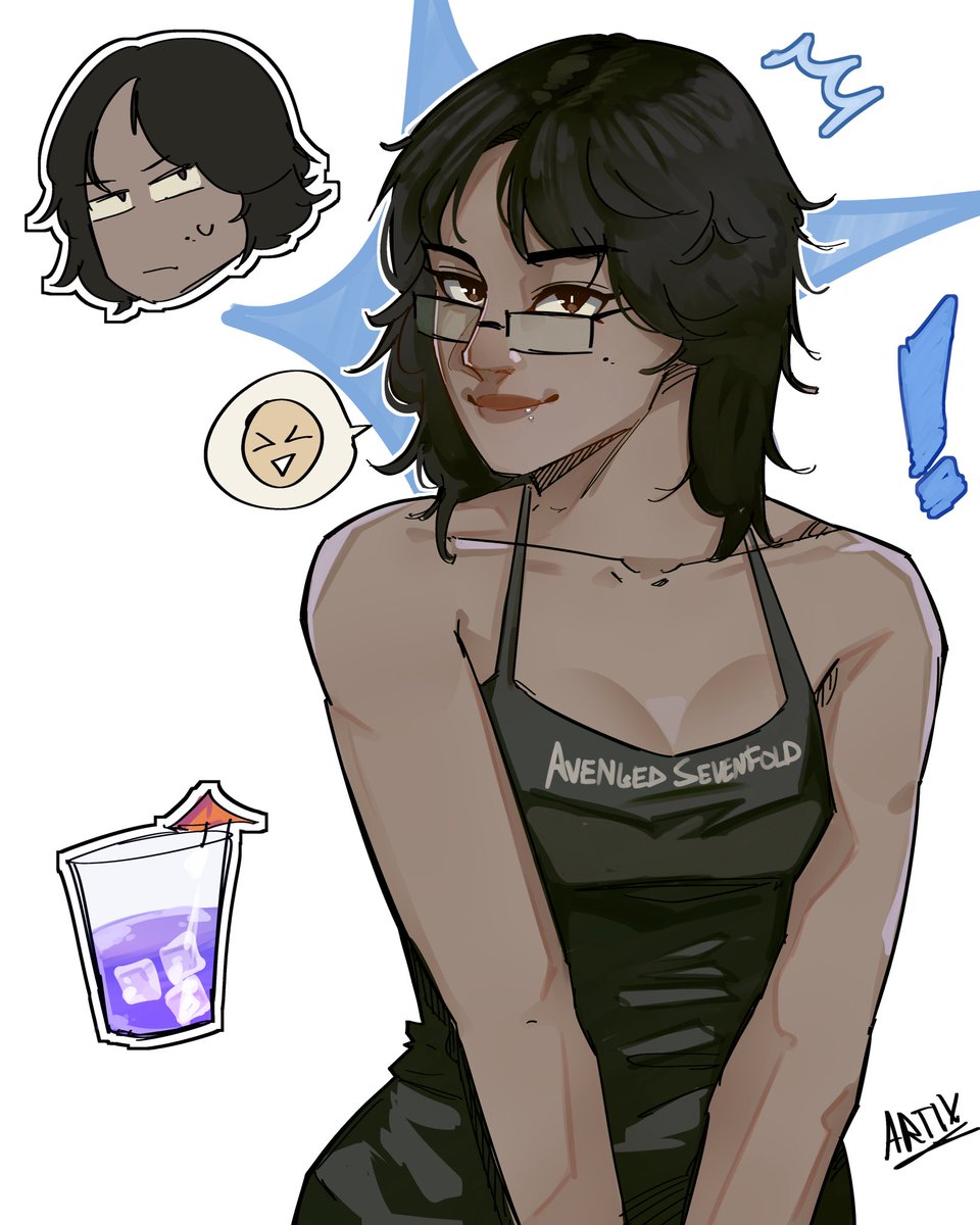 ❄️🍸 #Commission #art