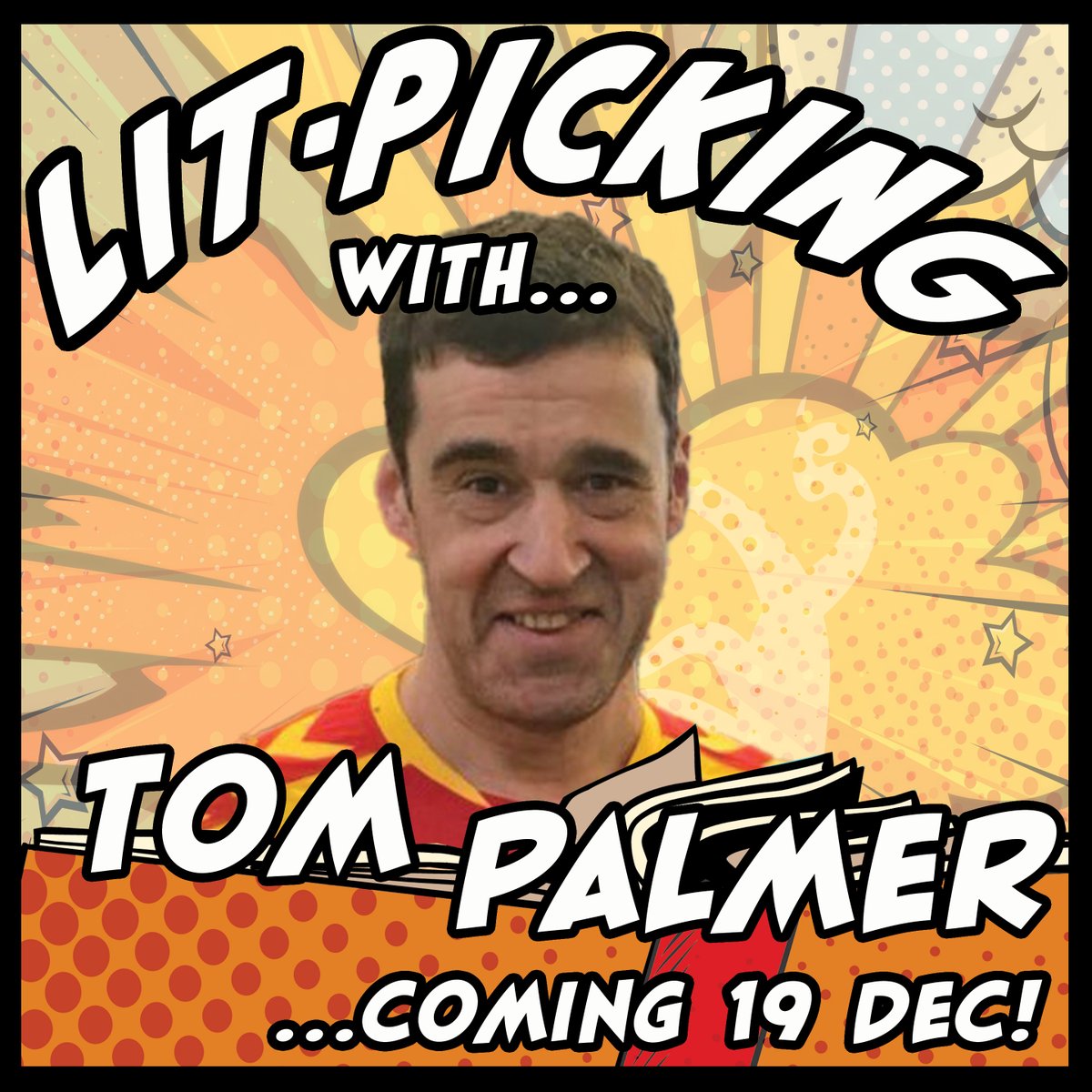 The Lit-Picking Podcast (@litpickpod) on Twitter photo It's almost our season finale... π
But we can't be sad, 'coz we're sending it to the back of the net with <a href="/royoftherovers/">Roy of the Rovers β½π</a>' author <a href="/tompalmerauthor/">Tom Palmer</a>!
Will Tom survive the final grilling of the season? Or will he be given a red card? Listen to our #kidsbook #podcast to find out! It's almost our season finale... π
But we can't be sad, 'coz we're sending it to the back of the net with <a href="/royoftherovers/">Roy of the Rovers β½π</a>' author <a href="/tompalmerauthor/">Tom Palmer</a>!
Will Tom survive the final grilling of the season? Or will he be given a red card? Listen to our #kidsbook #podcast to find out!